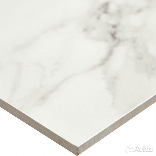 Керамогранит Calacatta Superb 60x60 см 1.44 м² полированный цвет белый