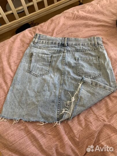 Юбка джинсовая