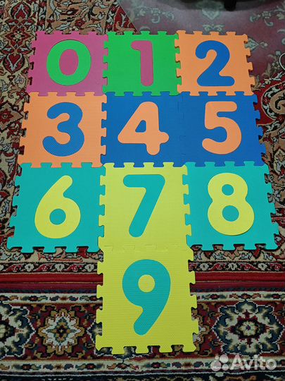 Коврик-пазл детский 