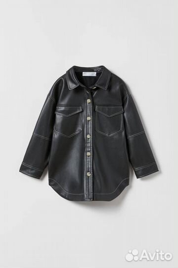 Кожаный костюм Zara kids 6-14 экокожа