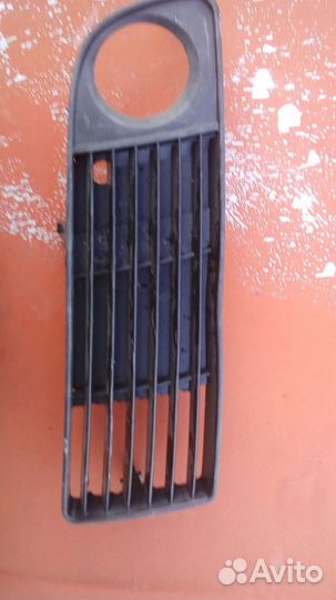 Решотка бампера правая ауди а 6 с 5 до рестайл
