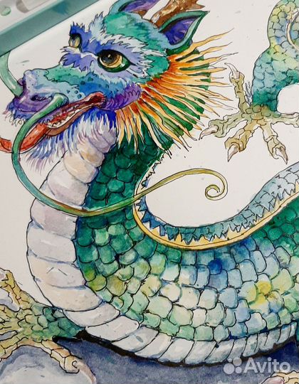 Картина акварелью 