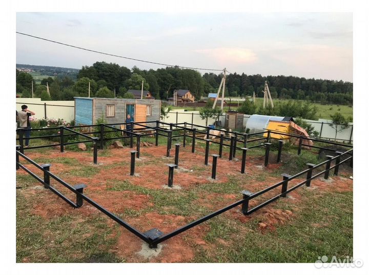 Установка винтовых свай