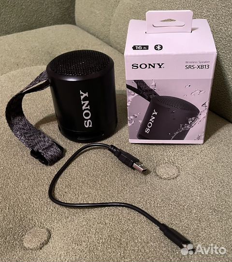 Беспроводная колонка Sony SRS-XB13B Black