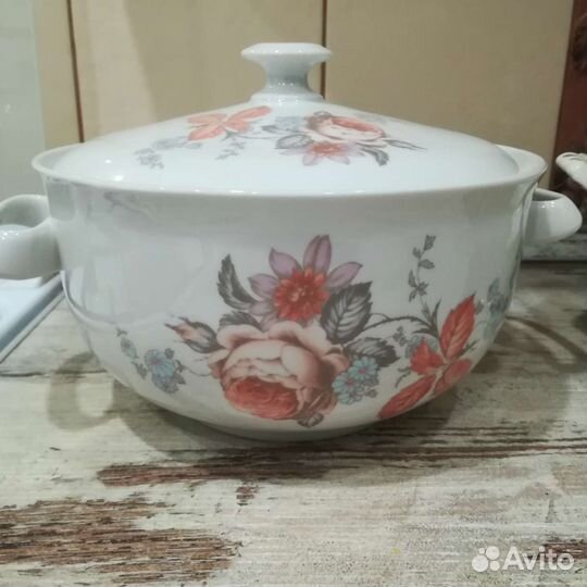 Супницы, фарфор винтаж Чехословакия,Богемия