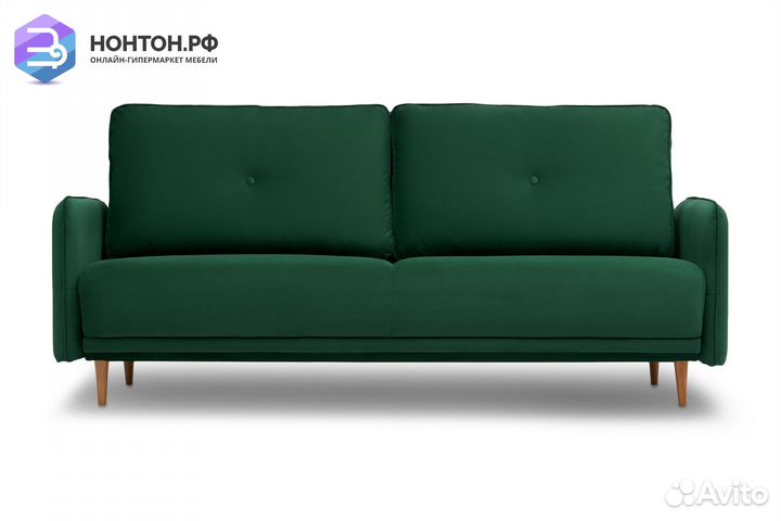 Диван книжка Эстет изумрудный