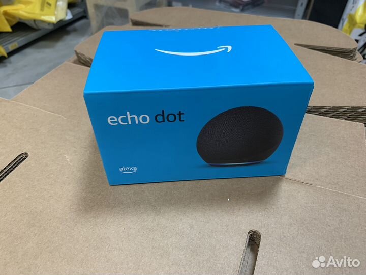 Колонка Amazon Alexa Echo Dot (B7W64E), новая