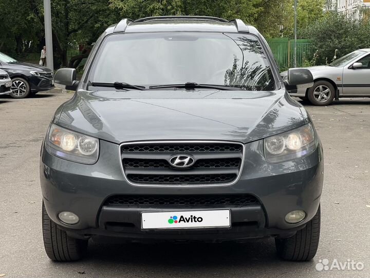 Hyundai Santa Fe 2.2 AT, 2008, 186 000 км