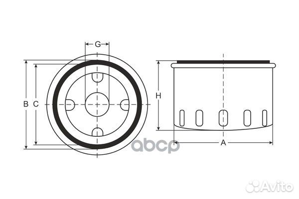 Фильтр масляный toyota/daihatsu/suzuki SM106 SCT