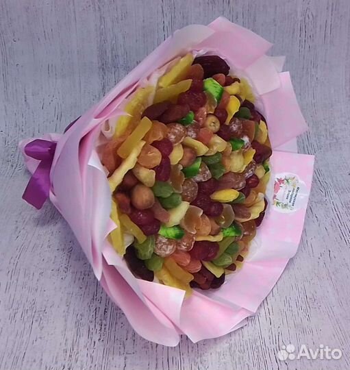 Подарок учителю на 1 сентября Букет из сухофруктов