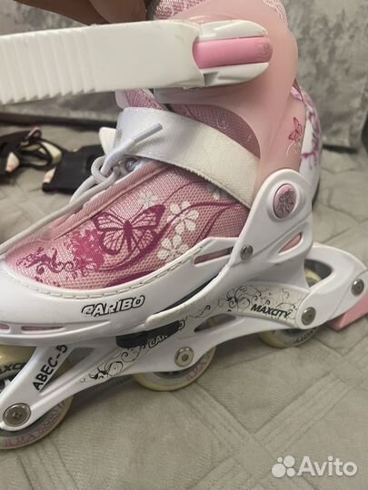 Роликовые коньки детские раздвижные