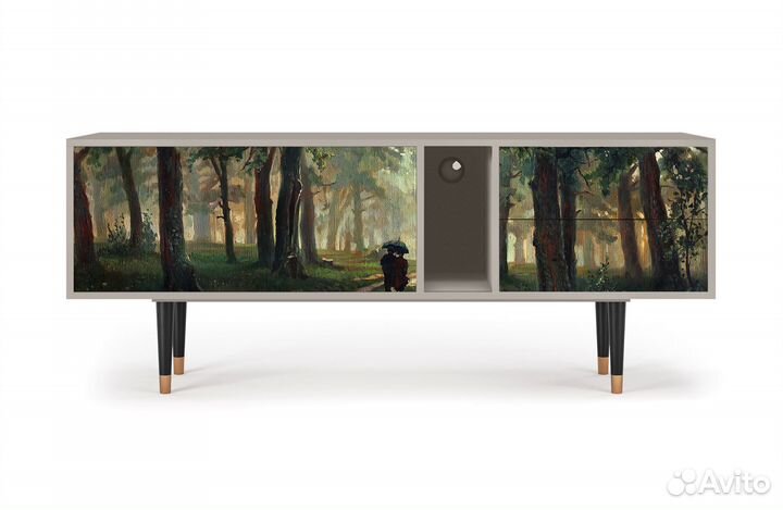 Тв-тумба T1 - Сатин - Rain in the Oak Forest