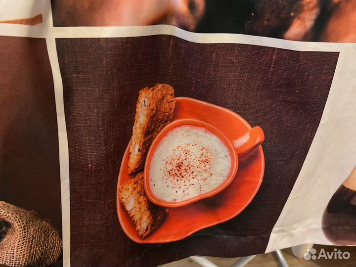 Фотошторы кухонные «Кофейная тематика»