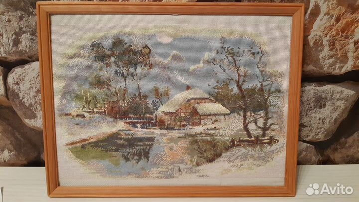 Картина вышитая крестом