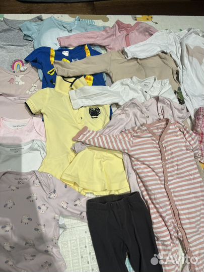 Пакет детских вещей на девочку 74-80