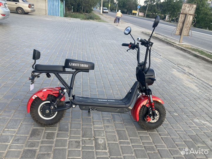 Электроскутер White Siberia Mini R 1200W
