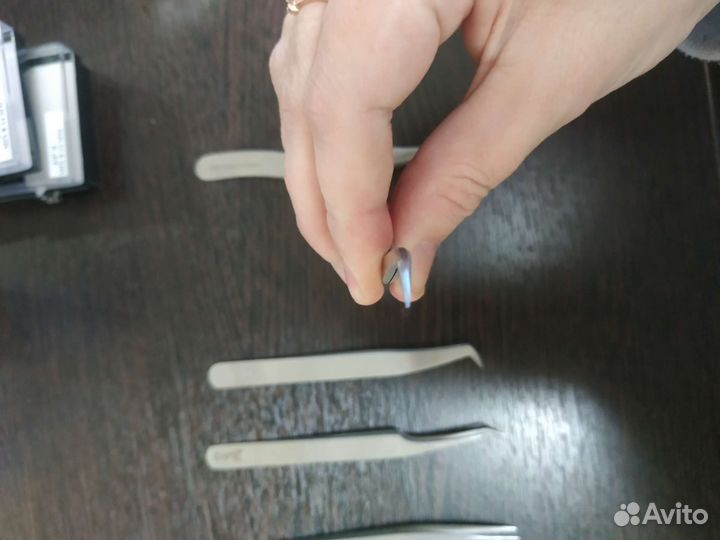 Пинцет для наращивания ресниц