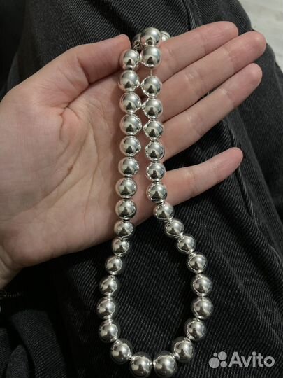 Бусины гематит