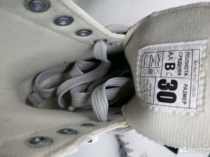 Коньки детские фигурные размер 30