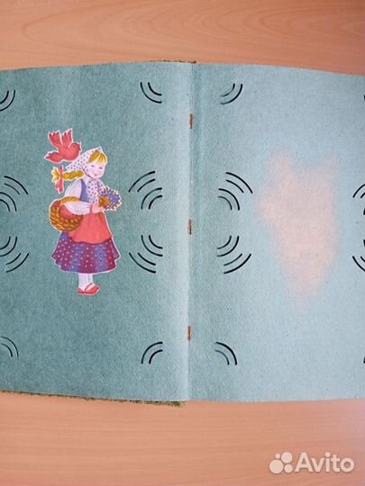 Альбом для фотографий плюшевый СССР