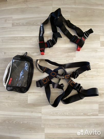 Страховочная система и привязь challenge BG и ринг