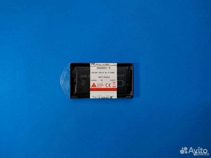 Память HyperX Fury 32 гб DDR4 3200 мгц sodimm