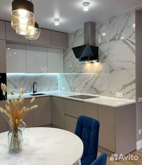 Кухонный гарнитур в стиле хай тек доставка и сборка