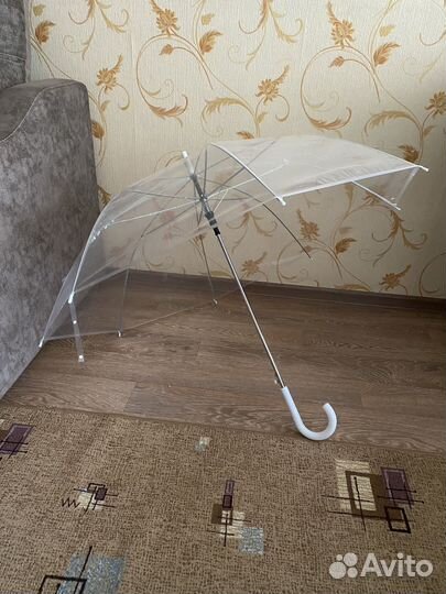 Прозрачный зонт