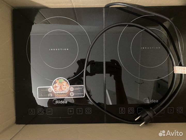 Индукционная плита 2 конфорки