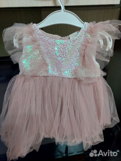 Праздничное платье для девочки 74