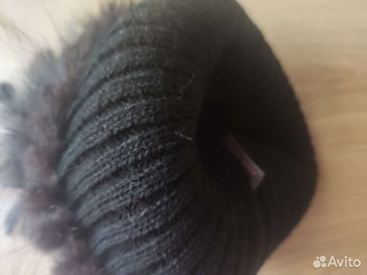 Шапка с натурального меха, женская