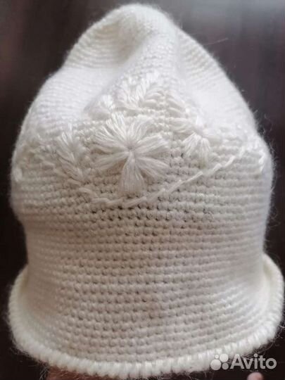 Шапка женская ручная вязка