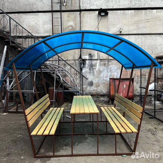 Беседка из поликарбоната