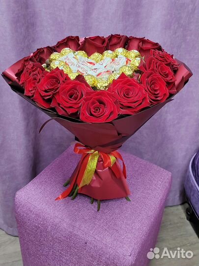 Вау букет букет-сердце букет роз
