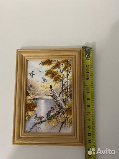 Картина в раме постер