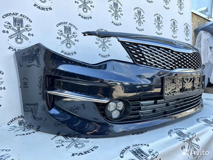 Бампер передний Kia Optima 4 Б/У Оригинал в сборе