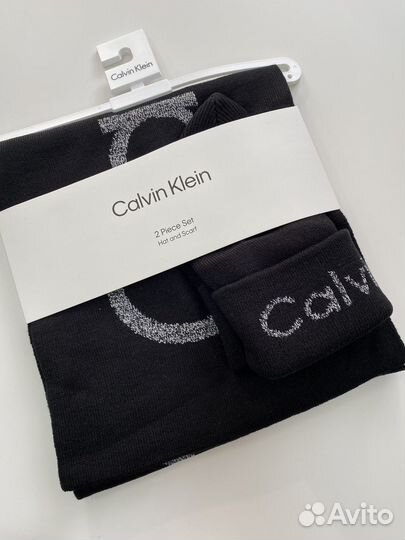 Мужской набор Calvin Klein (шапка и шарф)