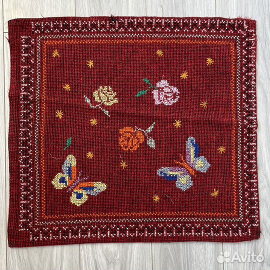 Салфетка, вышивка крестиком СССР