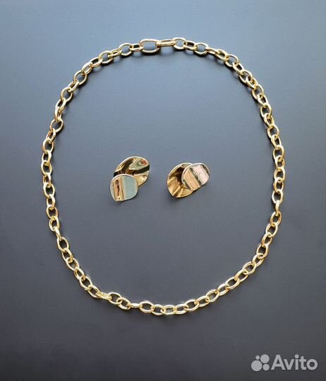 Цепь колье бижутерия 50 см