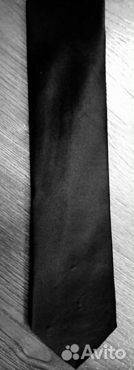 Галстук мужской черный