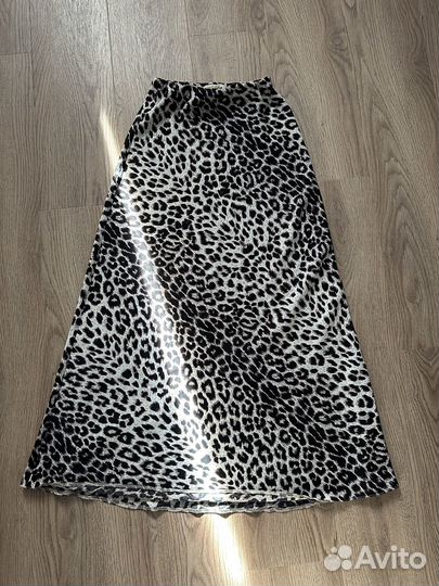Юбка леопардовая