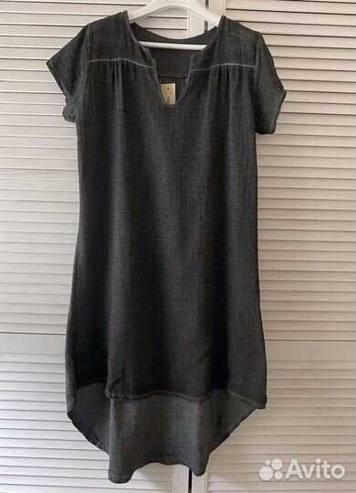 Платье Бохо рогожка Италия 48-54 суперэлегантное