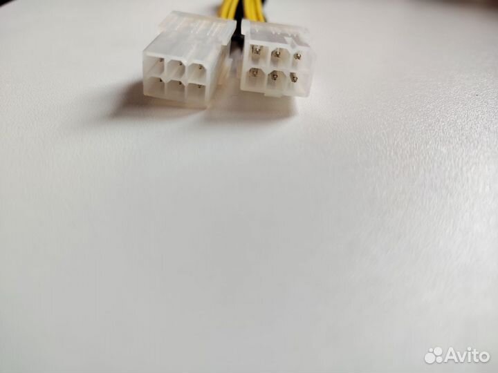 Переходник 2x6 pin PCI-E на 8 pin PCI-E