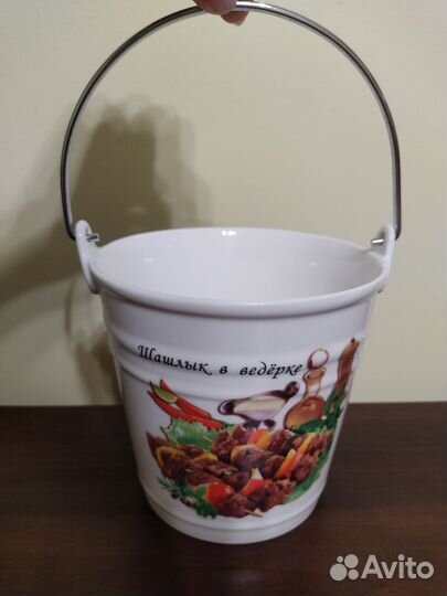 Ведёрко керамическое 1 л. Новое. Франция