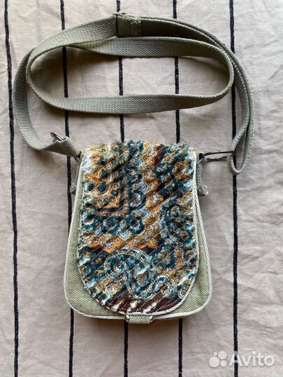 Льняная сумка ручной работы