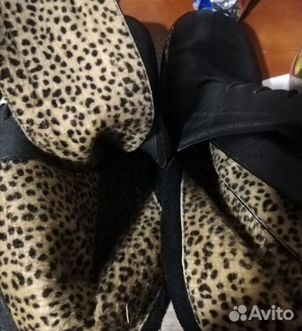 Ботинки кожаные женские, 36 размер