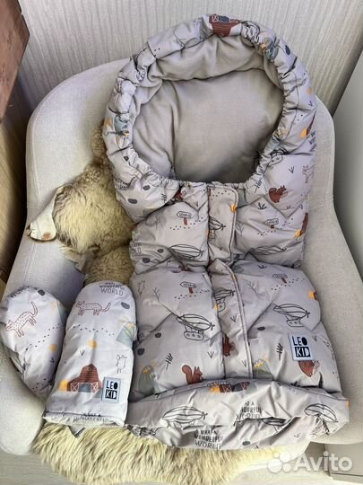 Зимний конверт и муфта Leokid