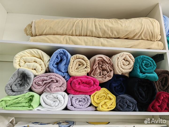 Хлопковый велюр ткань