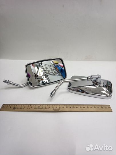 Зеркала (004) квадр. хром крепление по центру