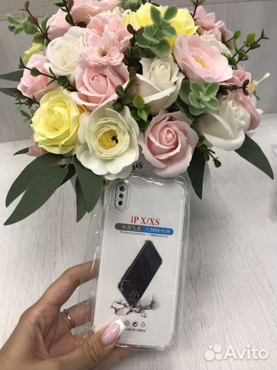 Чехол прозрачный для iPhone X/Xs